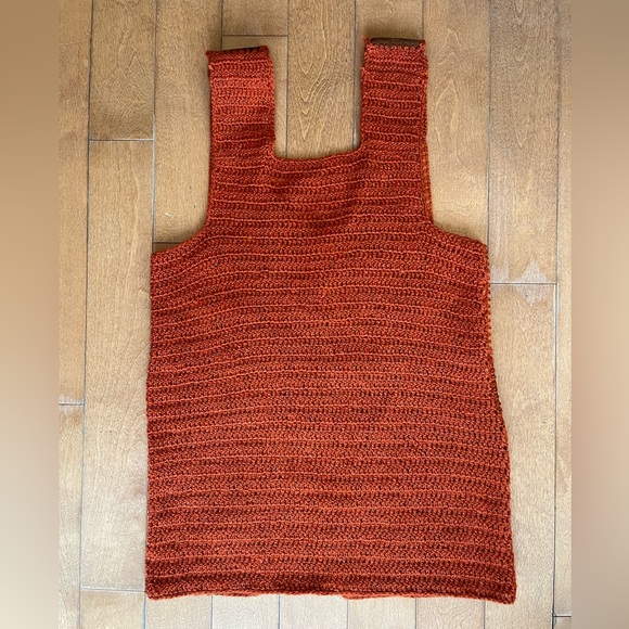 70’s suede and crochet patchwork vest - Picture 12 of 14